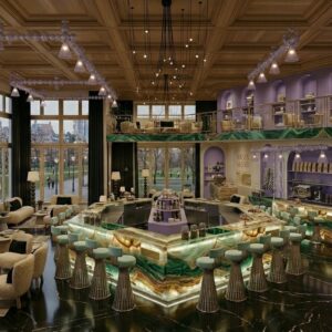 Alternative view of Maison Émeraude Dining Hall