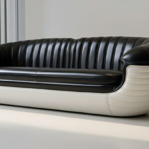 Alternative view of Ribbed Curve Sofa