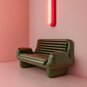 Alternative view of Tube Bench Sofa