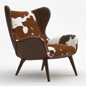 Alternative view of Noir Hide Lounge Chair