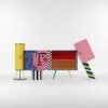 Carnival Grid Sideboard