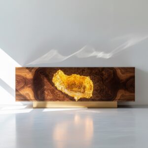 Walnut Heart Cabinet