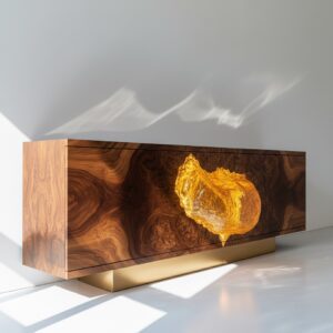 Alternative view of Walnut Heart Cabinet