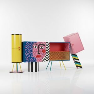 Alternative view of Carnival Grid Sideboard