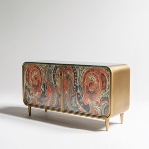 Alternative view of Kashmir Veil Console