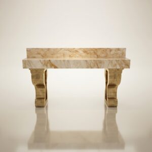 Alternative view of Monarch Marble Console
